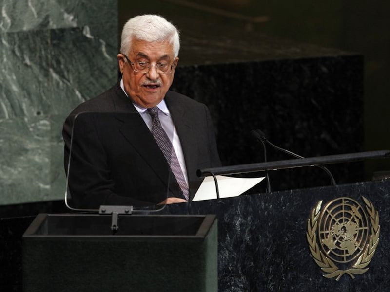 Palestijns president Mahmoud Abbas.