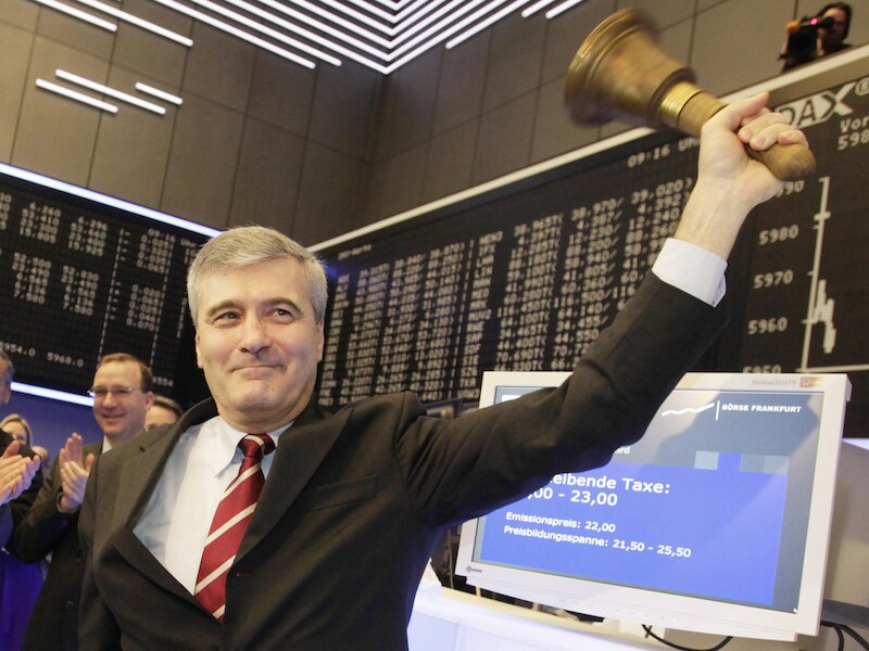 CEO van Kabel Deutschland, Adrian von Hammerstein op 22 maart 2010.