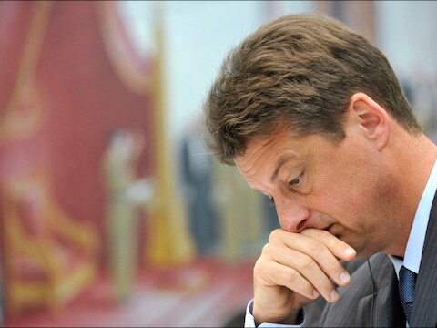 Olivier Chastel (MR), minister van Begroting.