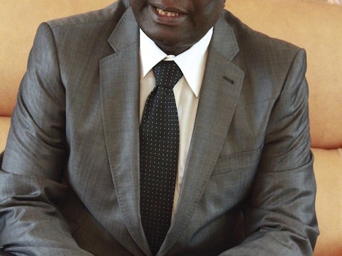 Interim-president Michel Djotodia van de Centraal-Afrikaanse Republiek.