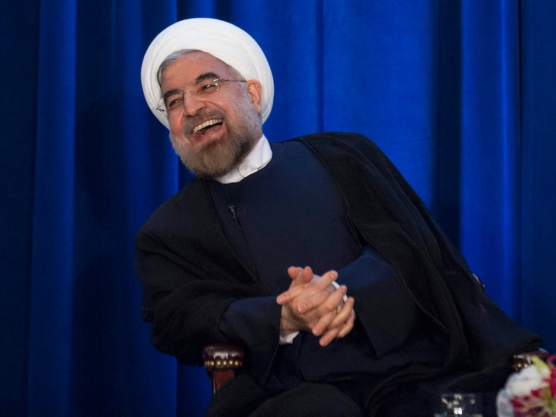 De Iraanse president Hassan Rohani.
