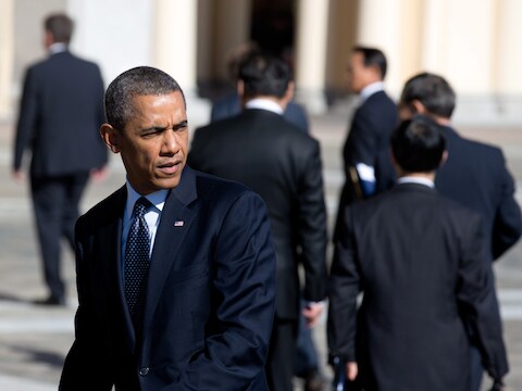 Obama op de G20-top.