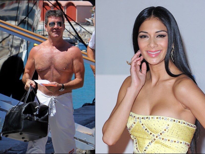 Simon Cowell fantaseert hoe hij ijs van Nicole Scherzinger wil likken.