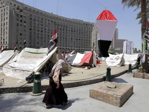 Het tentenkamp op het Tahrirplein zou intussen afgebroken zijn.