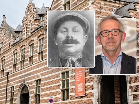 Het Refugiehuis zal deels dienst doen als exporuimte. Foto’s inzet: Jaak Tasset (centraal), één van de slachtoffers. Paul Cuyvers (rechts) van de Erfgoedkring Heemkunde Neerpelt. Hij onderzocht jarenlang het leven van Tasset.