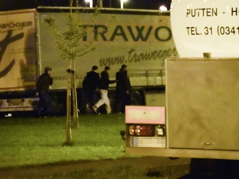 Archiefbeeld snelwegparking Jabbeke