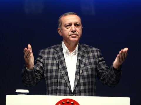 Turks president Recep Tayyip Erdogan.