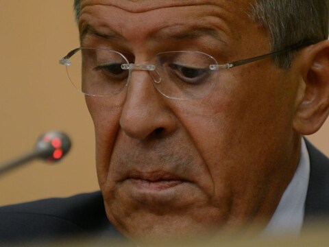 Sergei Lavrov, Russisch minister van Buitenlandse Zaken.