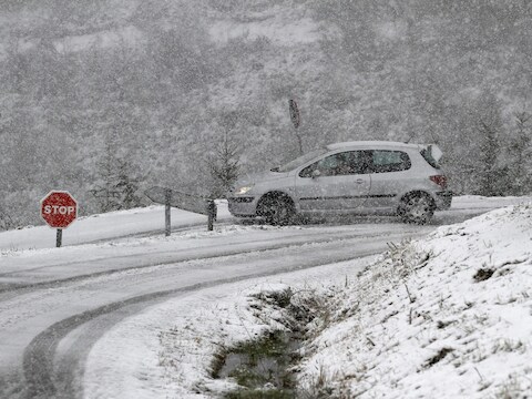 Ook in de Spaanse regio Gallicië vieren ze vandaag een witte kerst.