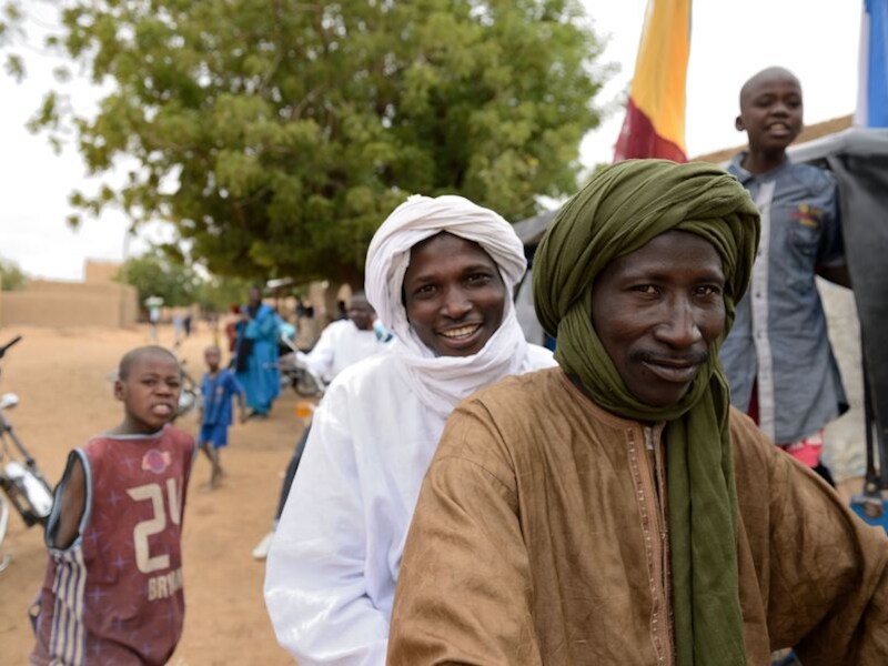 Touaregs in Mali.