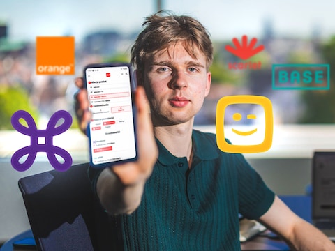 Journalisten Felix Ferret en Glenn Haex (foto) zoeken uit waar je het goedkoopste telecomabonnement kan vinden. 