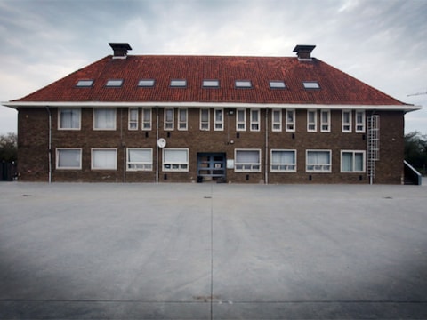 Het tijdelijke opvangcentrum Horizon in Bredene.