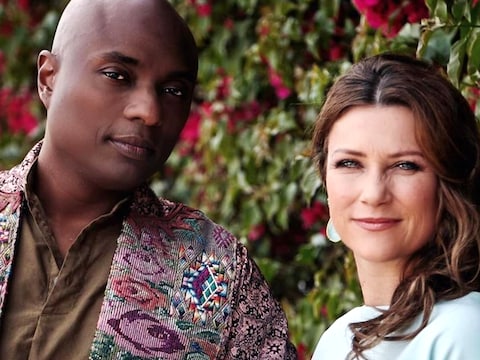 Durek Verrett en Martha Louise.