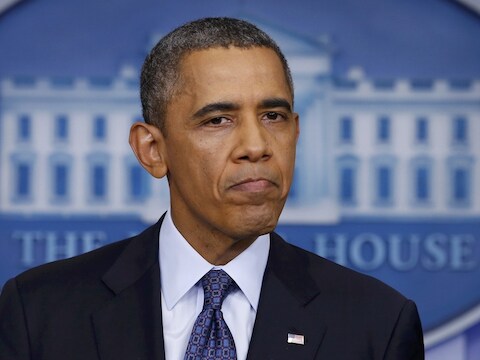 De Amerikaanse president Barack Obama.