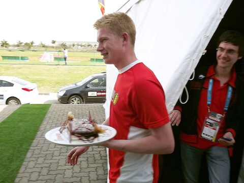 Kevin De Bruyne kreeg een lekker cadeautje voor zijn 23e verjaardag