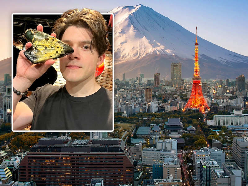 Tom (35) bouwde in Japan carrière uit als ocarina-speler: “600.000 volgers op TikTok en op straat word ik herkend”