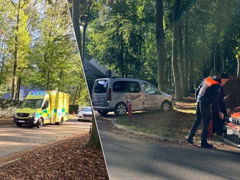 Een ambulance kwam ter plaatse naar het kruispunt van De Linde met de Vijversdreef in Sint-Kruis, maar bleek niet nodig. 
