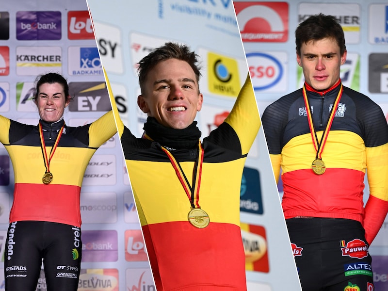 Zowel Marion Norbert Riberolle als Thibau Nys verlengen hun Belgische titel, Viktor Vandenberghe verrast bij de beloften