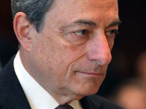 ECB-voorzitter Mario Draghi.