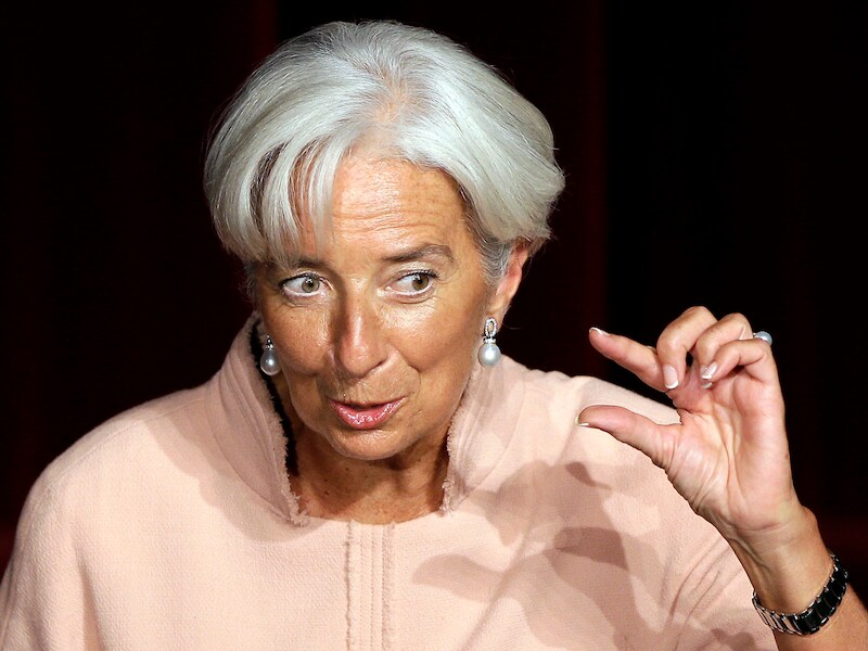 IMF-baas Christine Lagarde.