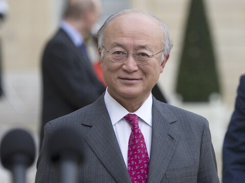 Yukiya Amano, de baas van het IAEA.