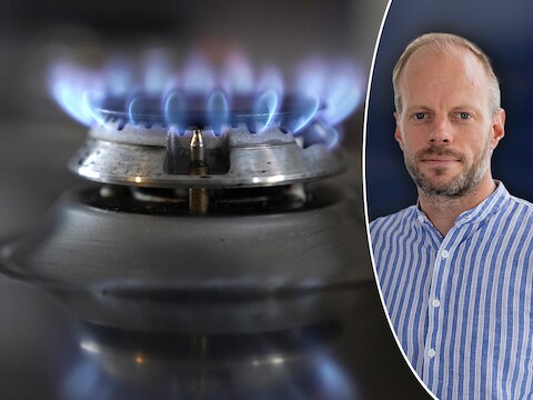 Matthias Detremmerie, energieaankoper bij leverancier Elindus, legt uit hoe het komt dat de gasvoorraad afneemt.