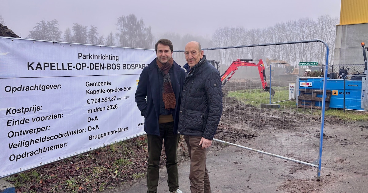 Werken aan nieuw bospark in Kapelle-op-den-Bos gestart | Regio | HLN.be