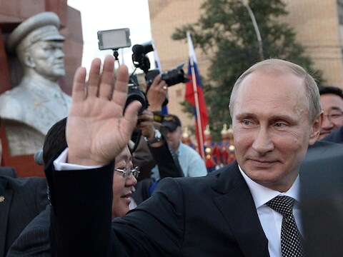 De Russische president Vladimir Poetin.