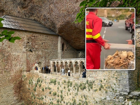 Klooster van San Juan de la Peña. Inzet: de stoffelijke resten van het middeleeuwse koninkrijk Aragón en hun families werden in veiligheid gebracht. 