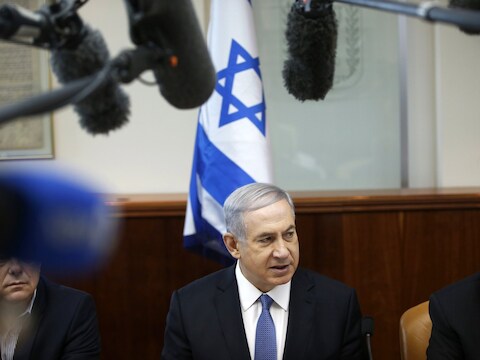 De Israëlische premier Benjamin Netanyahu.