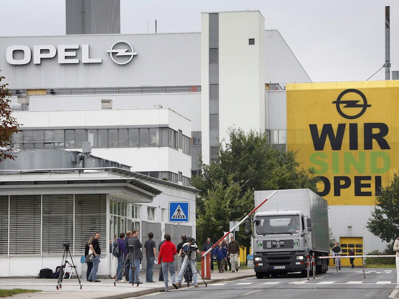De fabriek van Opel in het Duitse Eisenach.
