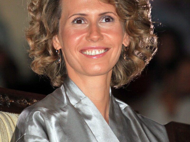 Presidentsvrouw Asma al-Assad.