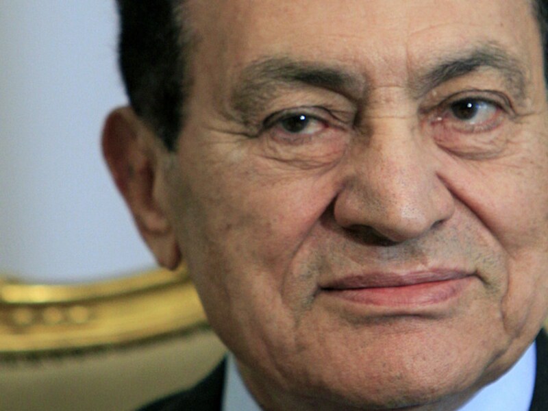 Volgens WikiLeaks blijft Hosni Mubarak de rest van zijn leven president van Egypte.