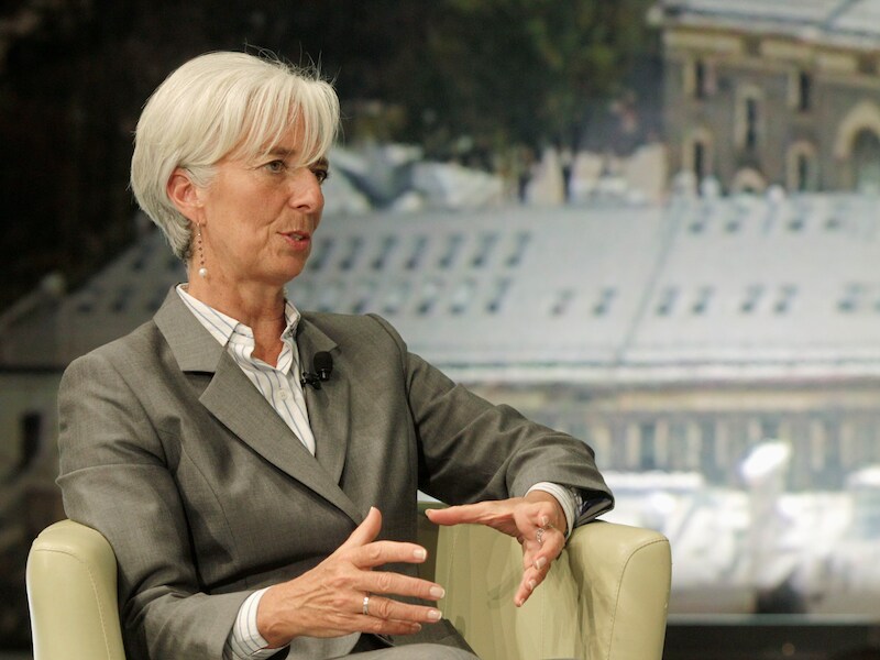 IMF-topvrouw Christine Lagarde.