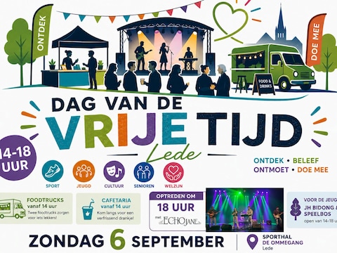 In Lede kan je zondag ontdekken welke vrijetijdsbestedingen er in de gemeente bestaan.