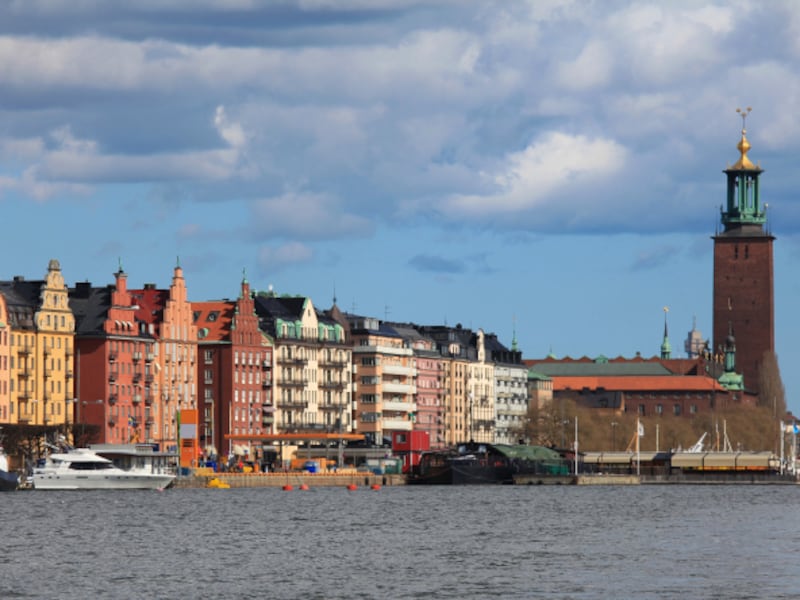 Stockholm, het jaarlijkse decor van de bekendmaking van de Nobelprijzen.