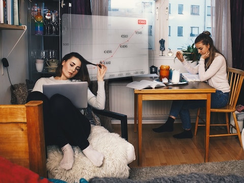 Een blik in een willekeurige studentenkamer, die komend academiejaar opnieuw duurder zal worden.