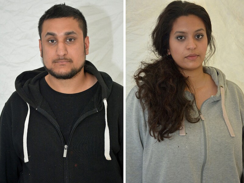 De 25-jarige Mohammed Rehman en zijn 24-jarige vrouw Sana Ahmed Khan.