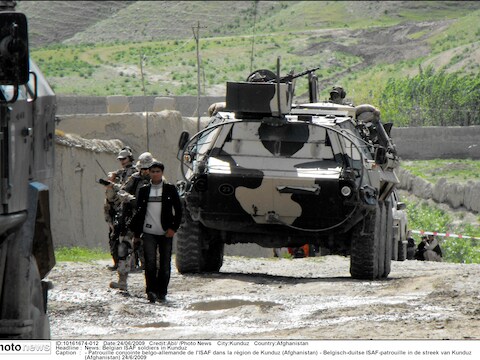 Belgische militairen in Kunduz.
