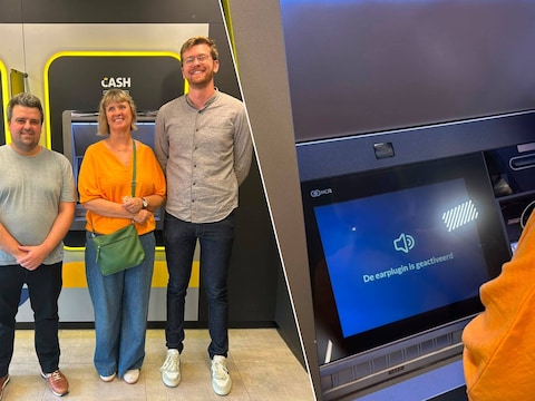 Koen François van de Braillelige, Gert Basteleus en Arthur Joos van Batopin, Gert Basteleus test de vernieuwde begeleiding uit in het CASH-punt in Mariakerke.