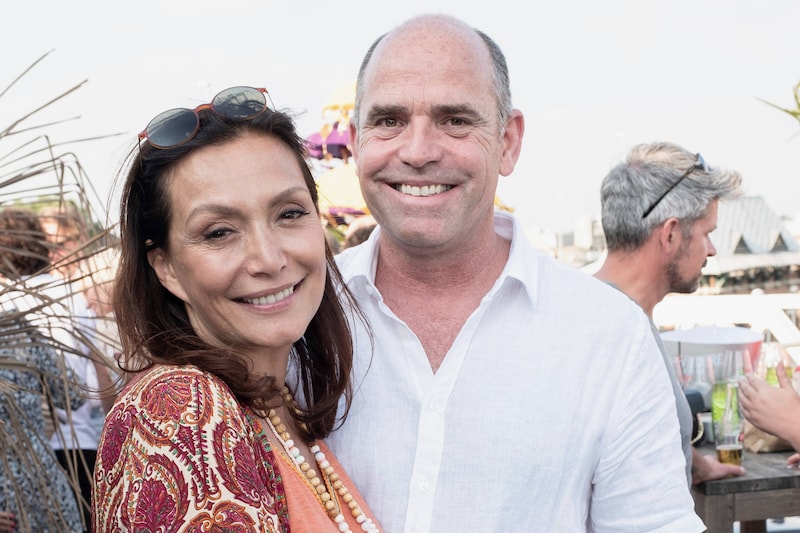Martine met haar partner Luc