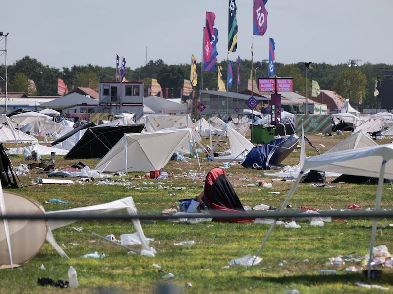 “Een waar slagveld”: zo ligt de camping van Pukkelpop erbij na vier festivaldagen