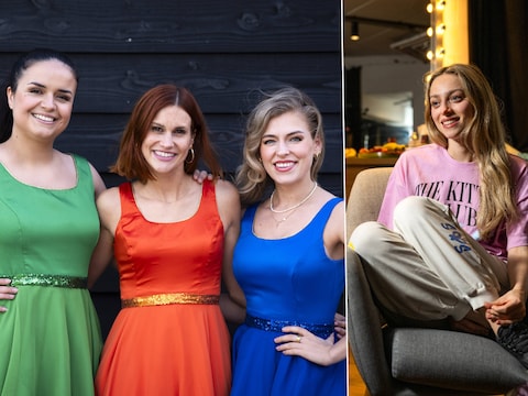 Tijdens het event Boektopia kon je onder anderen met K3 (l.) en CAMILLE (r.) een meet&greet boeken. Meer dan 2.000 mensen zaten woensdagochtend klaar achter hun pc om een plekje te bemachtigen.