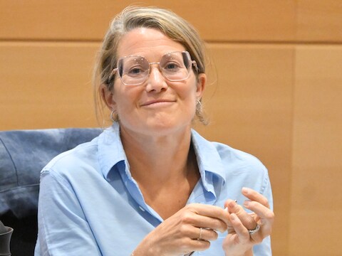 Minister van Asiel en Migratie Anneleen Van Bossuyt (N-VA).