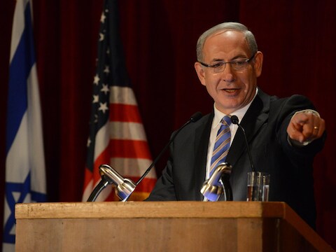 De Israëlische premier Benjamin Netanyahu.