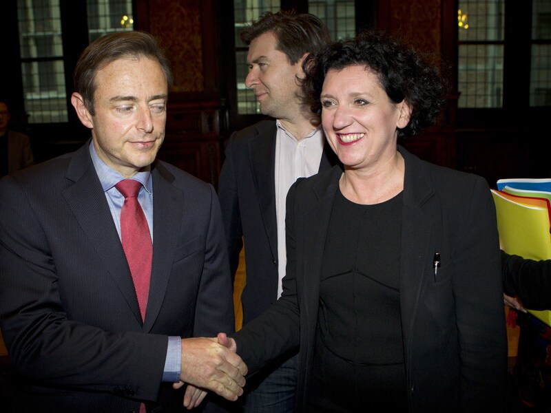 Bart De Wever en Annemie Turtelboom.