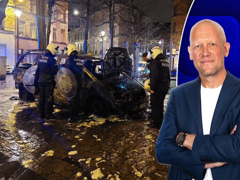 Vorig jaar moest de brandweer onder andere op het Lemmensplein in Anderlecht uitrukken  voor een in brand gestoken wagen. 