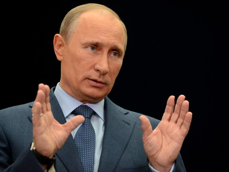 President Vladimir Poetin wil hard optreden tegen moslimmilitanten.