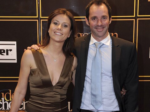Bart Goor aan de zijde van partner Tania Prinsier tijdens het jongste Gala van de Gouden Schoen.