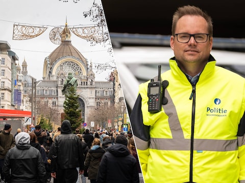 illustratiebeeld. Twee mannen zijn zondag opgepakt nadat ze in een winkel op de Meir in Antwerpen drie cadeauverpakkingen parfum hadden gestolen. Foto r. Wouter Bruyns, woordvoerder van de Antwerpse politie.